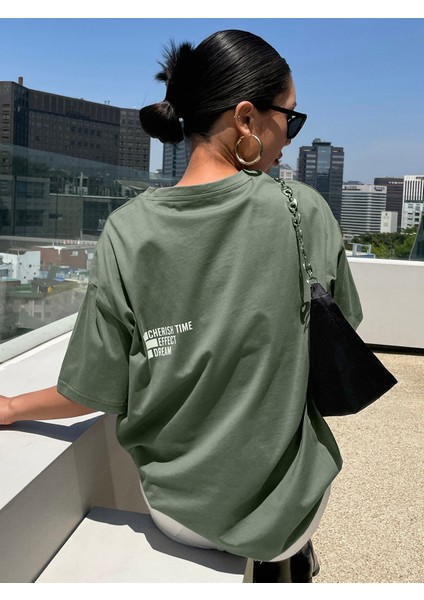 -Kadin Siyah California Baskılı T-Shirt Ünisex fiyatları