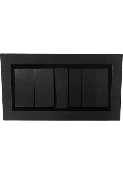 Ovivo Quantum Siyah Komütatör (Ikili Anahtar)+3'lü Anahtar 2'li Set fiyatları