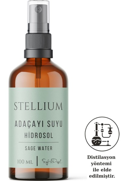 Adaçayı Suyu %100 Doğal Hidrosol – Cilt ve Saç Bakımı, Ferahlatıcı Tonik, 100 M fırsatları