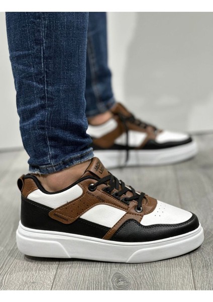 Jack&lion Erkek Sneaker Alaca Desen Siyah Taba Beyaz Ayakkabı fırsatları