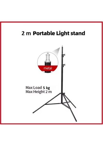 Işık Ayağı Light Stand 200 Cm (2 Metre) fırsatları