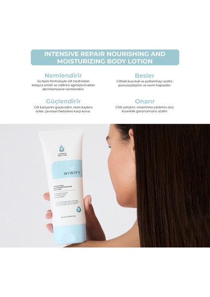 Wıwıfy Yoğun Nemlendirici ve Onarıcı Vücut Kremi (Intensive Repair Nourishing And Moisturizing Body Lotion With %5 Urea + Ceramide) 200 ml fiyatları
