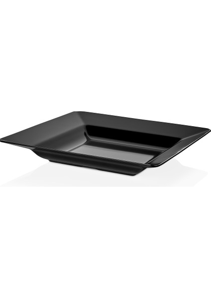 10546.BL - Este Deep Siyah Dikdörtgen Tabak 46X46 Cm, Thermoset Melamin