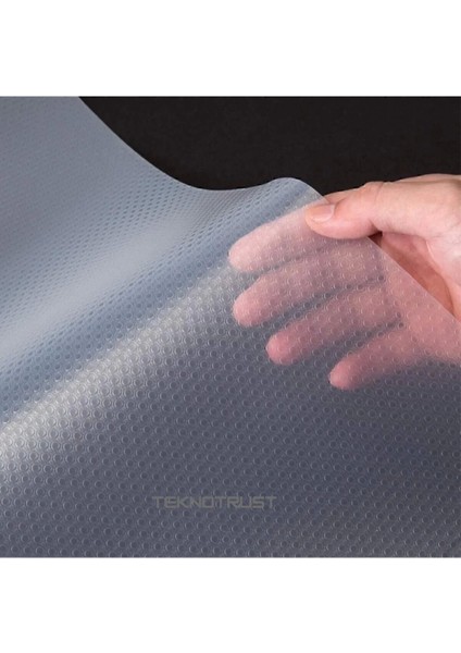 Mutfak Kaydırmaz Şeffaf Raflık Kaymaz Dolap Içi Çekmece Örtüsü Pvc 45X300 cm Koruyucu Eva Kalın fiyatları