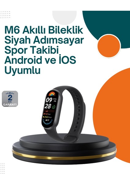 Ios ve Android Uyumlu Akıllı Bileklik – Çok Fonksiyonlu Kullanım