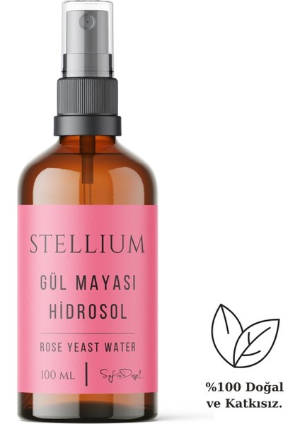 %100 Doğal Gül Mayası Suyu Nemlendirici, Aydınlatıcı ve Gözenek Sıkılaştıcı 100 Ml(Yağı Alınmamış) modelleri