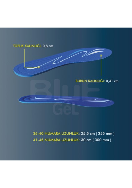 BG191 | Yumuşak Memory Foam Ayakkabı Tabanı, Darbe Emici, Konforlu, Spor ve Günlük İç Tabanlık indirimleri