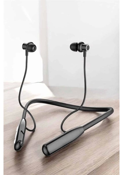 Boyun Askılı Bluetooth Kulaklık Uzun Şarj Süreli Dijital Göstergeli Kablolu indirimleri