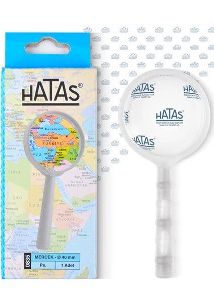 Plastik Mercek Büyüteç 40 Mm.