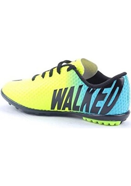Super Mercury Erkek Dişsiz Çim Halısaha Futbol Ayakkabısı 401 Sarı Turkuaz Çocuklar İçin Rahat Tasarım fırsatları