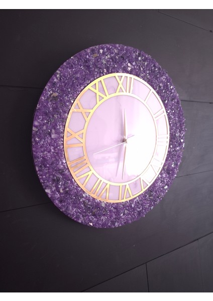 Duvar Saati -35 Cm-Modern Dekoratif Duvar Saati-Epoksi Duvar Saati modelleri