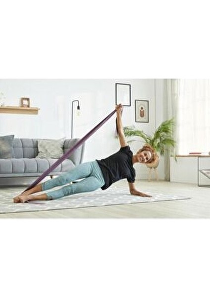 By Nyamba Pilates Bandı Orta Seviye 3 kg Bordo