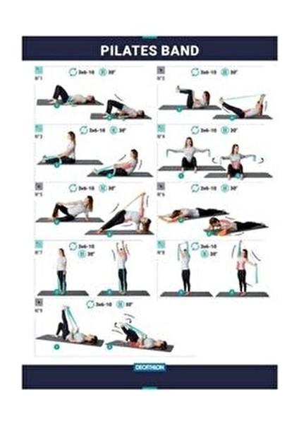 By Nyamba Pilates Bandı Orta Seviye 3 kg Bordo fırsatları