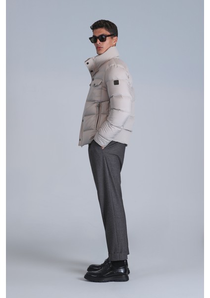 Minimalist Oversize Erkek Kışlık Mont - Günlük Kullanım