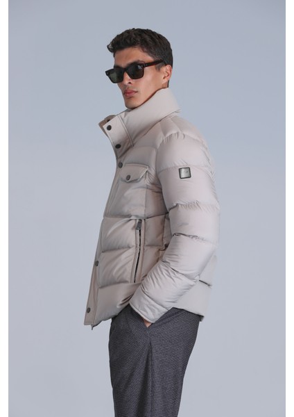 Minimalist Oversize Erkek Kışlık Mont - Günlük Kullanım