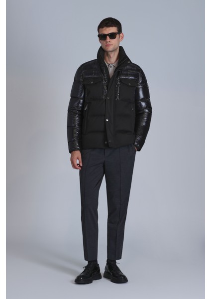 Minimalist Oversize Erkek Kışlık Mont - Günlük Kullanım