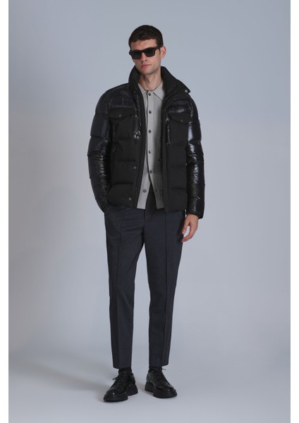 Minimalist Oversize Erkek Kışlık Mont - Günlük Kullanım