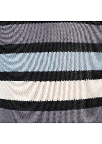 Yetişkin Binicilik Çorabı - Siyah / Beyaz / Gri Çizgili - 100 indirimleri