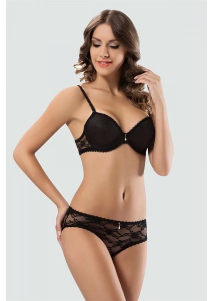 Miraxx Le Jardin Desteksiz Dolgusuz Kaplı Sütyen Takımı 6042
