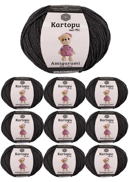 10 Adet Amigurumi El Örgü Ipi 50GR 995