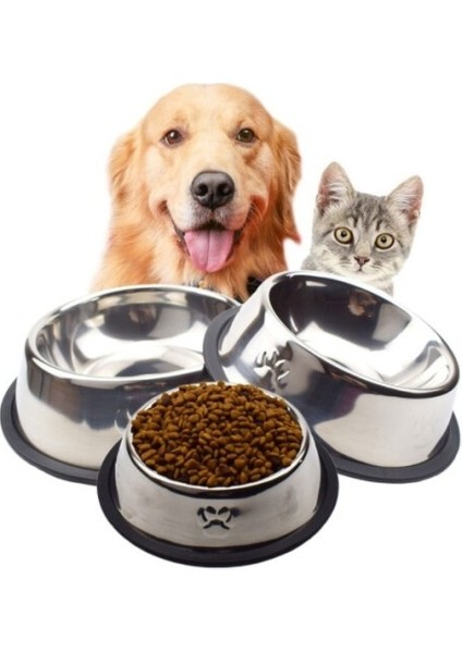 Paslanmaz Çelik Metal Mama Kabı 18 Cm. fırsatları