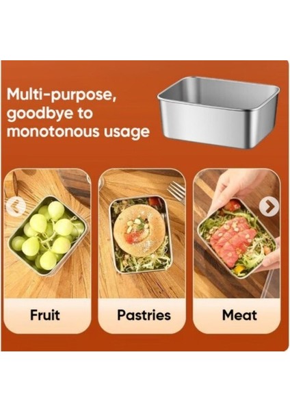 Paslanmaz Çelik Saklama Kabı