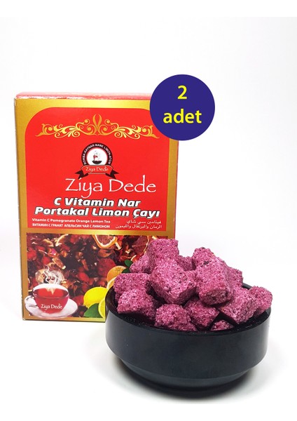 2 Adet Atom C Vitamin Nar Portakal Limon Çay 150 gr
