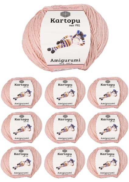 10 Adet Amigurumi El Örgü Ipi 50GR 234