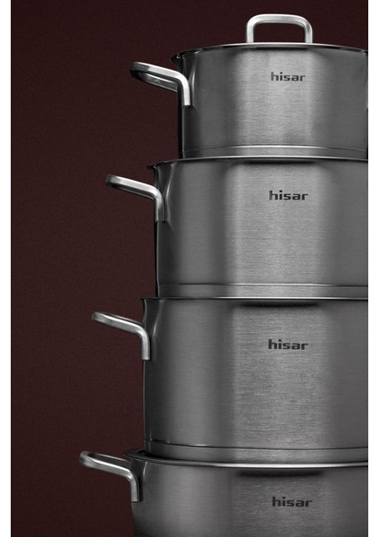 Lusso 8 Parça Çelik Tencere Seti Saten fırsatları