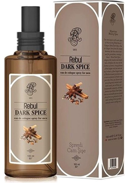 Dark Spice 100 ml Kolonya