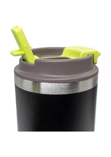 Campıng Pipetli Kahve Termosu 0.45 Lt - Siyah fırsatları