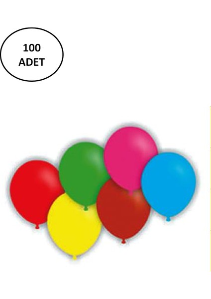 Vatan Balon 9-A 100 Lü VT901 19 cm