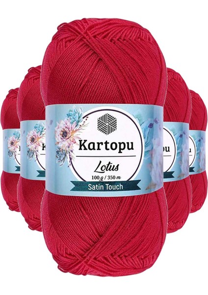 5 Adet Lotus Bikini Büstiyer Bluz Örgü Ipi K141 Fuşya