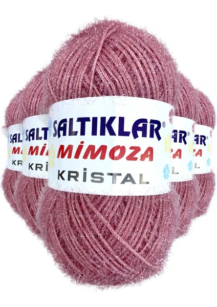 5 Adet Mimoza Kristal Işıltılı Şal Patik Yelek Ipi 28