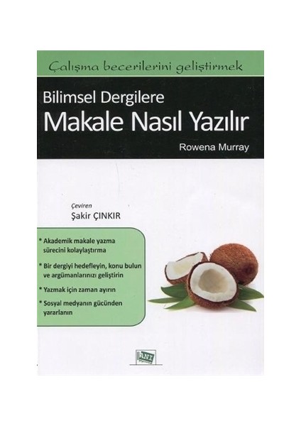 Bilimsel Dergilere Makale Nasıl Yazılır