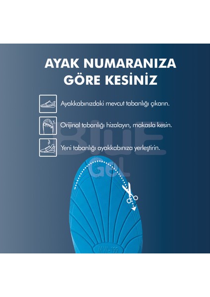 BG199 | Yumuşak Memory Foam, Şok Emici, Hafızalı, Ortopedik Spor Ayakkabılar Için Iç Tabanlık