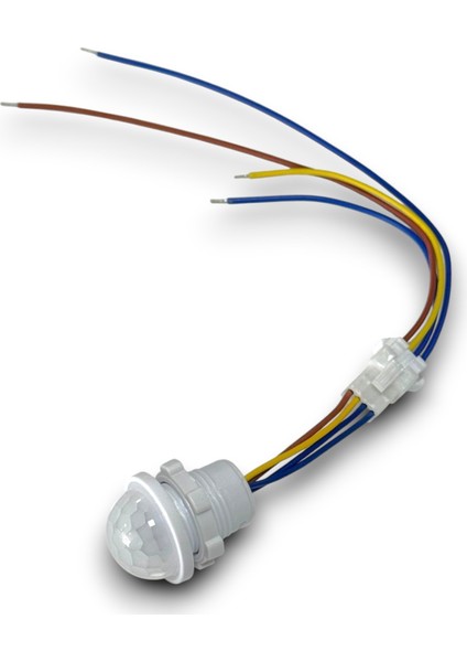 Pır Hareket Sensörü 220V - 25cm Kablolu ve Konnektörlü fiyatları