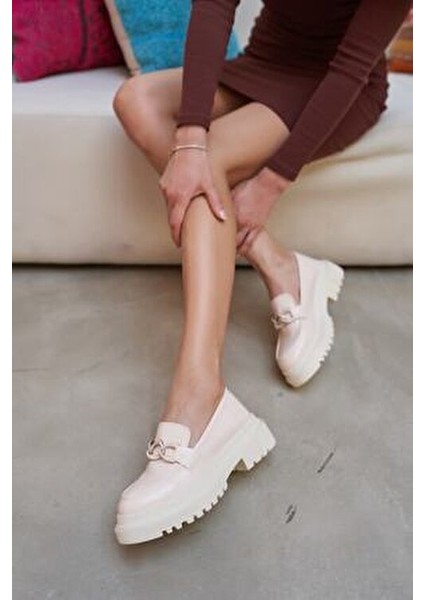 Anabel Kadin Bej Oxford Ayakkabı fırsatları