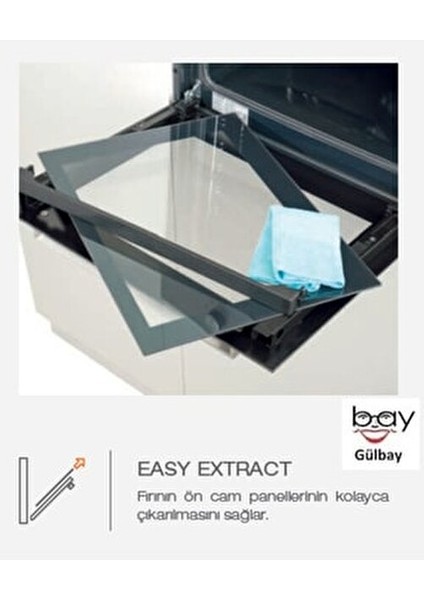 3'lü Beyaz Cam Ankastre Set (3490 Oslo 60 BEYAZ+CS5335W01+BO6502W02)