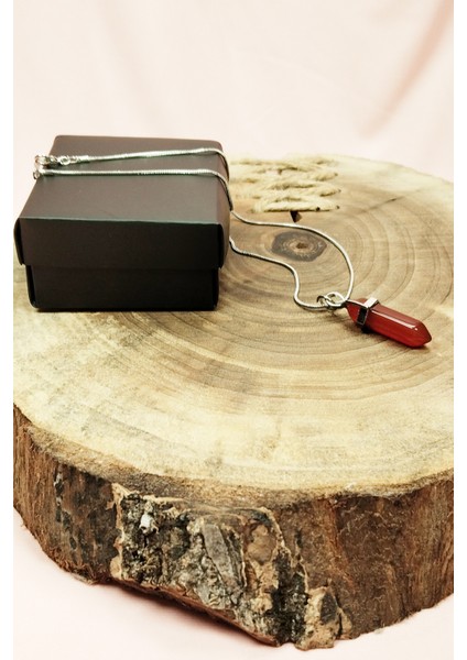 Akik Doğal Taşı Zincirli El Yapımı Tasarımlı Kolye Uç: 3,5 cm Zincir: 20 cm Kutulu modelleri