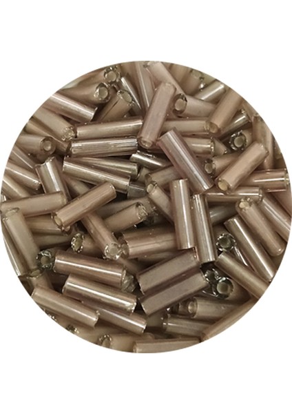 Uzun Boru Kesme Boncuk Çap 2mm Uzunluk 10 mm - 60 Gram - Duman - BNC292 fiyatları