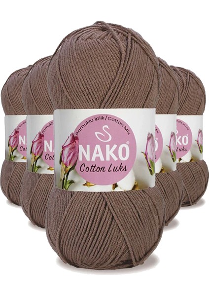 5 Adet Cotton Lüks Yelek Tunik Kazak Bluz Hırka Ipi Yünü Toprak 97583