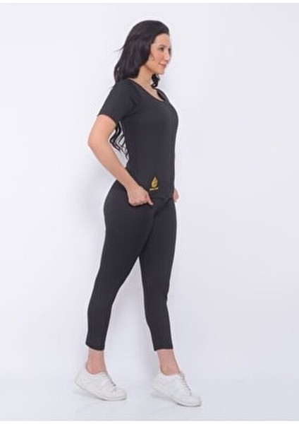Kadın Termal Korse Takım Siyah İncelme Etkisiyle Spor İçin Uygun fırsatları