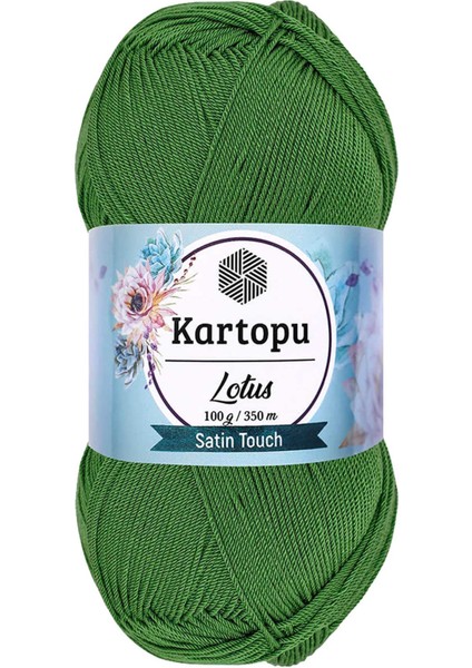 1 Adet Lotus Bikini Büstiyer Bluz Örgü Ipi K486 Çam Yeşili