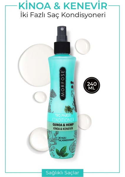 Çift Fazlı Kinoa & Kenevir Kondisyoner Fön Suyu 240 ml - Mrfs