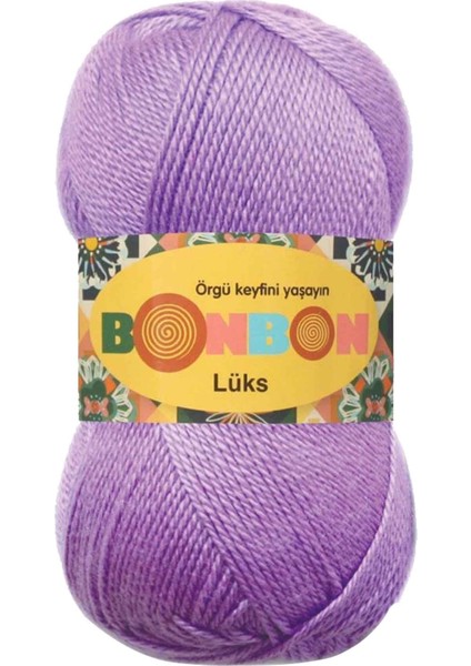 1 Adet Lüks Patik Ipi Yünü Lila 98275