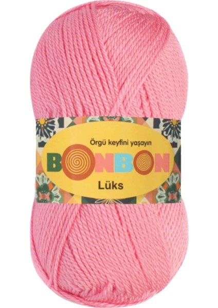 1 Adet Lüks Patik Ipi Yünü Koyu Pembe 98298