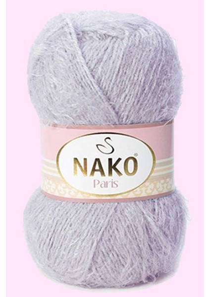1 Adet Paris El Örgü Ipi Yünü Pembeli Gri 3079