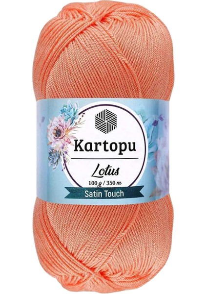 1 Adet Lotus Bikini Büstiyer Bluz Örgü Ipi K218 Somon