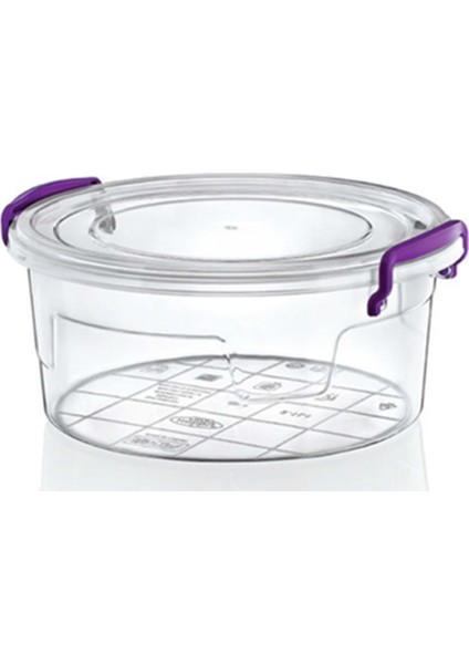 1no Yuvarlak 0,60 Lt. Saklama Kabı ROYALEKS-ÇNK2002